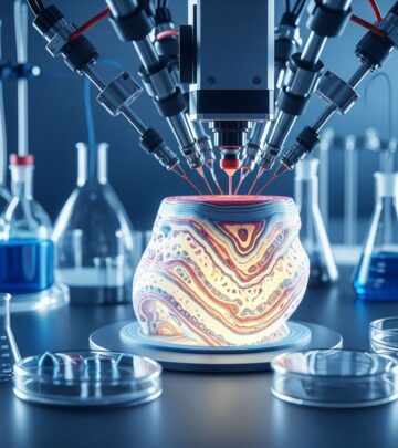 Revolutionary technology printing living skin tissues for grafts, disease models, and personalized dermatology treatments.